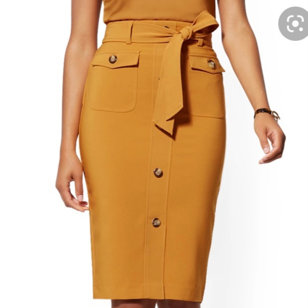 New York & Co. Safari Style Pencil Skirt